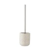 WENKO Pergole Freestanding Toilet Brush Ceramic with Stainless Steel Brush