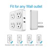 Wireless Wall Tap Smart Plug,Surge Protector, 4 Outlet Extender with
