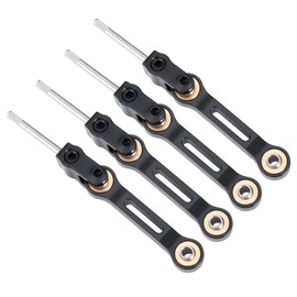RCLions Alloy Metal Front&Rear Sway Bar Anti-roll Set for 1/18 LOSI Mini LMT 4WD RC Truck Car Upgrades Part