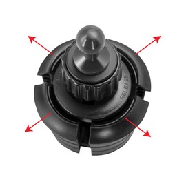 ARKON Mounts Heavy Duty Car Cup Holder Mount – 20mm Ball Compatible