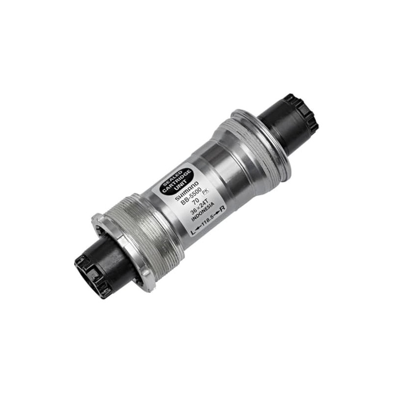 Shimano Unisex – Erwachsene BB-5500 Innenlager, Silber, 109.5 mm