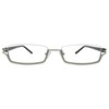 KKD 6697 Square Date Glasses, Underrim Glasses, Reverse Nyrol, Unisex,