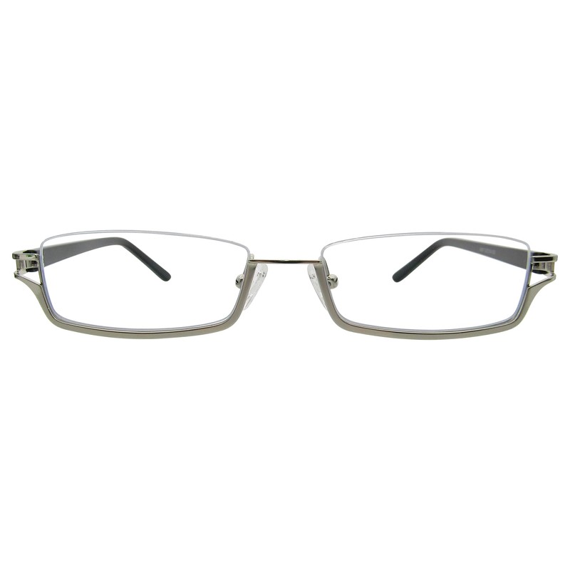 KKD 6697 Square Date Glasses, Underrim Glasses, Reverse Nyrol, Unisex,