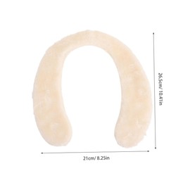 ORFOFE 2pcs Soft Toilet Seat Cushion Pads Non- Covers for Boys and Girls Reusable Warm Toilet Mat Machine Washable for Use Compact Design for Space-Saving Bathrooms