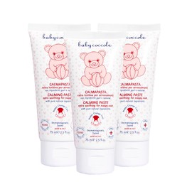 Babycoccole KIT 3 PEZZI CALMA PASTA EXTRA LENITIVA Ossido di Zinco 20%. Crema per il cambio del pannolino. Idrata, calma, protegge la pelle da arrossamenti irritazioni. Ingredienti Naturali - 3 X 75ml