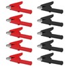 DIANN 10pcs Alligator Clips Full Insulated Crocodile Clips with 4mm