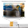 Small Projector 600ASIN Remote Control Portable Movie Projector with USB