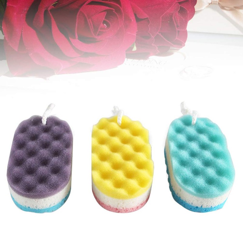 Healifty Exfoliating Bath Sponge Massage Sponges Body Sponges with Hanging