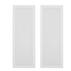 PC Fan Dust Filter, 120 X 360mm 2PCS PVC Fan Grills Dust Mesh, PC Mesh Grill with Magnetic Frame Strip Computer Cooler Fan Dust Filter for Computer PC Case (White)