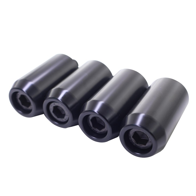 WLZW Black 2pcs Motorcycle Crash Bar Guard Ball Engine Guard
