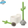 ALLOBUB Cactus Toilet Plunger and Brush Set for Bathroom Cleaning