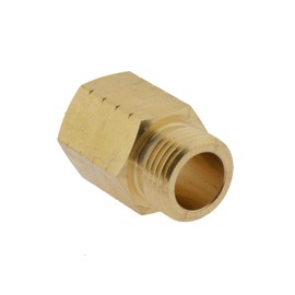 Reducing Nipple with R/NPT Thread R 1/2 Inch (AG) - NPT 1/2 Inch (IG), 16 Bar Brass