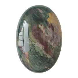Manekieko Natural Ocean Jasper Worry Stones Oval Palm Pockets Healing Crystal Massage Spa Energy Stone