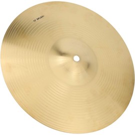 CYTGOUPER IRIN 12-Inch Crash Cymbal, Brass Ride Cymbal, Easy Maintain Drum Cymbals for Drum Set