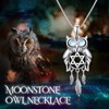 TUGHRA Owl Necklace for Men, Owl Pendant Necklaces S925 Sterling