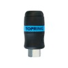 TOPRING 20.449 TOPQUIK Quick-Connect Coupler, 1/4 Industrial Plug Profile, 1/4(F)