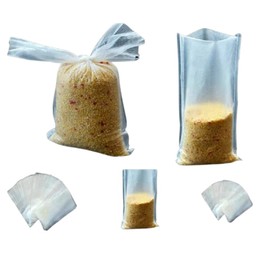 PVA Bags Carp Tackle Coarse Fishing Quick Dissolving Various Sizes 50 pack (70mm x 150mm)