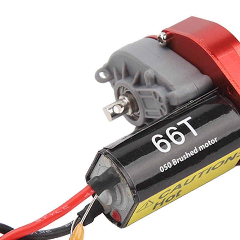RC Gear Box with 050 66T Brushed Motor 7.4V Efficient