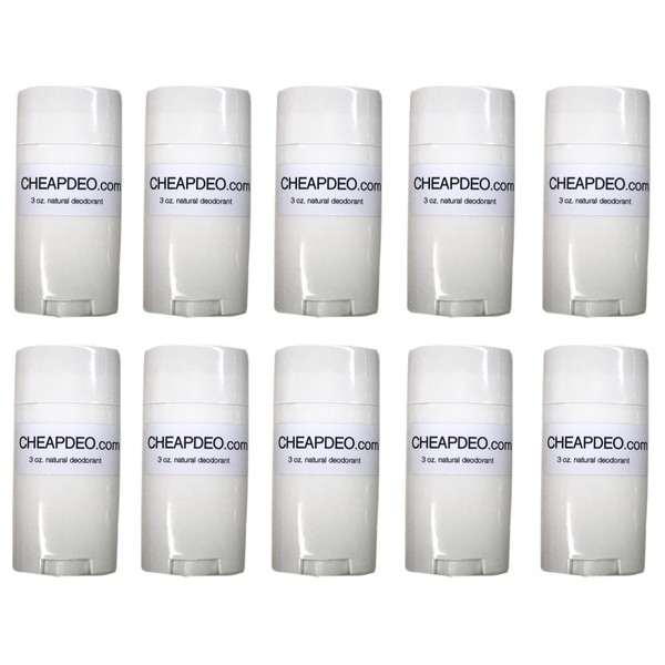 10 PACK CHEAP Natural Deodorant - Premium All Natural ingredients,