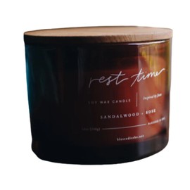 Rest Time 3-Wick // Saintly Scents Candle