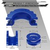 AUTMATCH D Ring Shackle Isolators Washers Kit - 2 Rubber