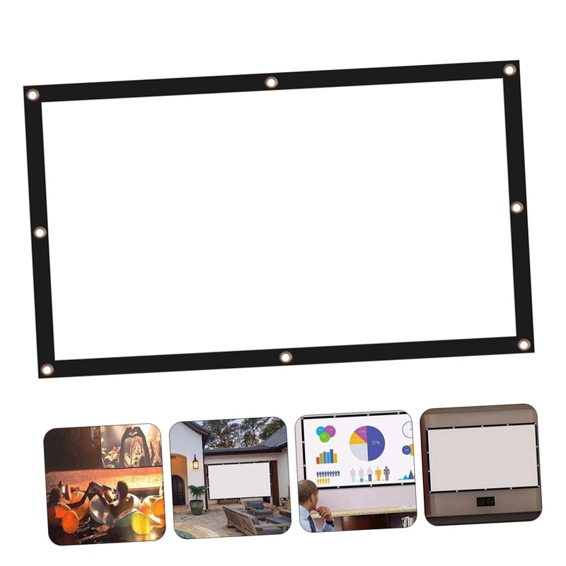 SEWACC Foldable Portable High Definition Projector Screen for Movies Parties