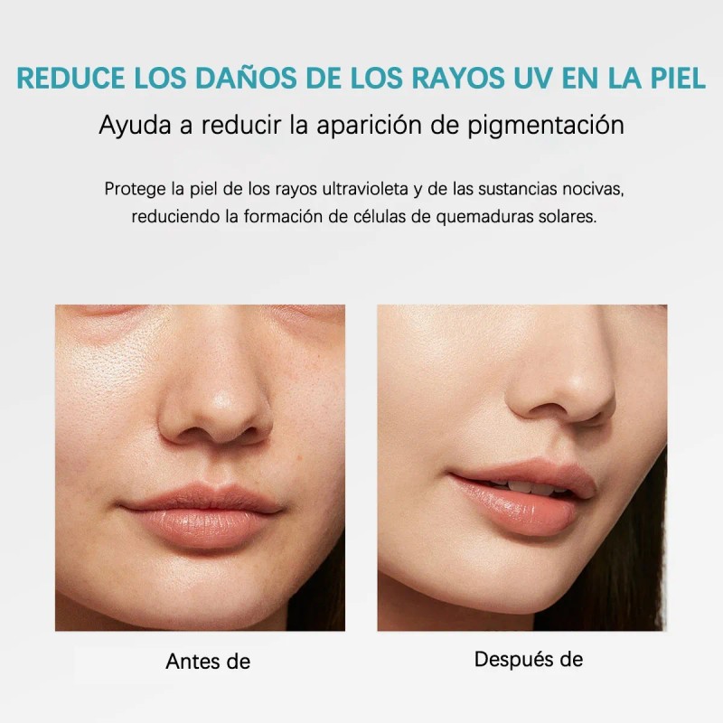 Protector Solar Facial Sun Piel Sensible Fps50+ Factor 2pcs