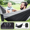 ERUW CozyHoliv Camping Hammock, Single Portable Parachute Hammocks for Outdoor