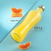 JoyJolt - Juego de 2 botellas de agua de vidrio,