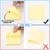 OWLKELA 800pcs Yellow Sticky Notes, 75 x 75mm, 8 Pads