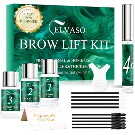 Brow Lamination Kit, Mini Eyebrow Lamination Kit, At Home DIY Professional Brow Lift Kit For Fuller Thicker Beautiful Eyebrows, Long Lasting Results and Easy for Beginner