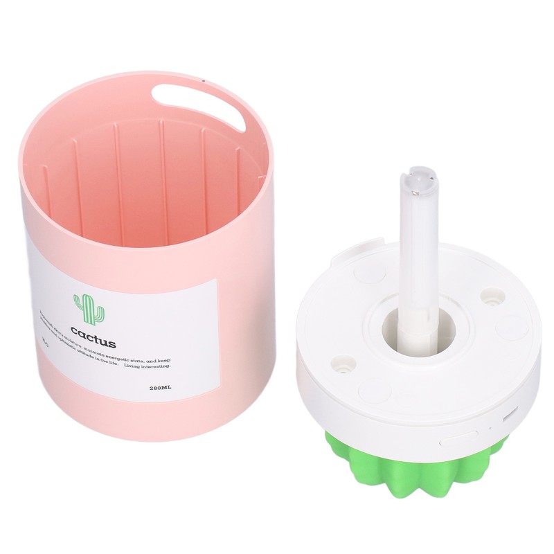 280ml Cactus Desktop Humidifier USB Power Supply Mute Nano Atomization