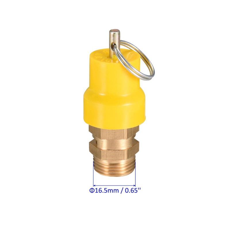 M METERXITY Air Compressor Valve Safety Valve, 1.22Mpa, Working Pressure