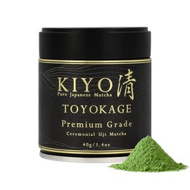Kiyo Matcha Matcha ceremonial Uji Toyokage de primera calidad polvo de té verde matcha japonés puro de primera cosecha, de grado ceremonial, de Uji,  