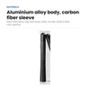 4.7" Short Motorcycle Antenna 2-Pack, Carbon-Fiber Style Stubby Radio Antenna,