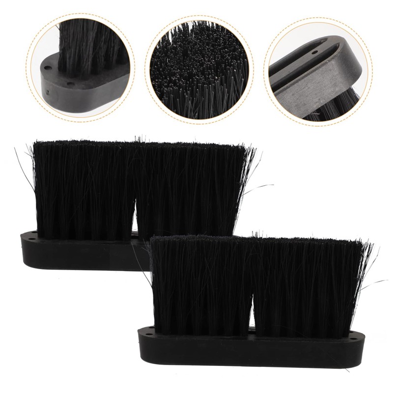 ULTECHNOVO 3sets Fireplace Brush Replacement Head Cleaning Accessories for Efficient
