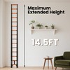 SINMEIRUN 14.5 FT Telescoping Ladder, ANSI Certified, Type I Heavy