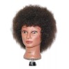 Ladella Beauty Maniqui Cabeza Cabello Natural Castaño 20cm Ladella Beauty
