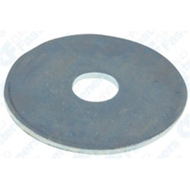 7/16" Inside Diameter X 1 3/4" Outside Diameter Washer Zinc - Package Quantity - 25