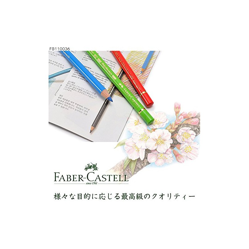 Faber-Castell Faber-Castell 110036 Polychromos Colored Pencils, 36 Colors, Can