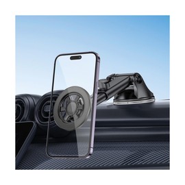 TNAIYH Magnetic Car Phone Holder, 360° Adjustable Vehicle Cell Phone Mount with Suction Cup Stand, Automotive Smartphone Holder for Dashboard Windshield, Universal for SUV RV Truck (StyleB)