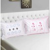 Rj Products Cotton Embroidered Pillow Covers (Set Of 6 Piece)