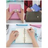 A6 Refillable Binder Notebook, PU Leather Lockable Journal Diary Sketchbook