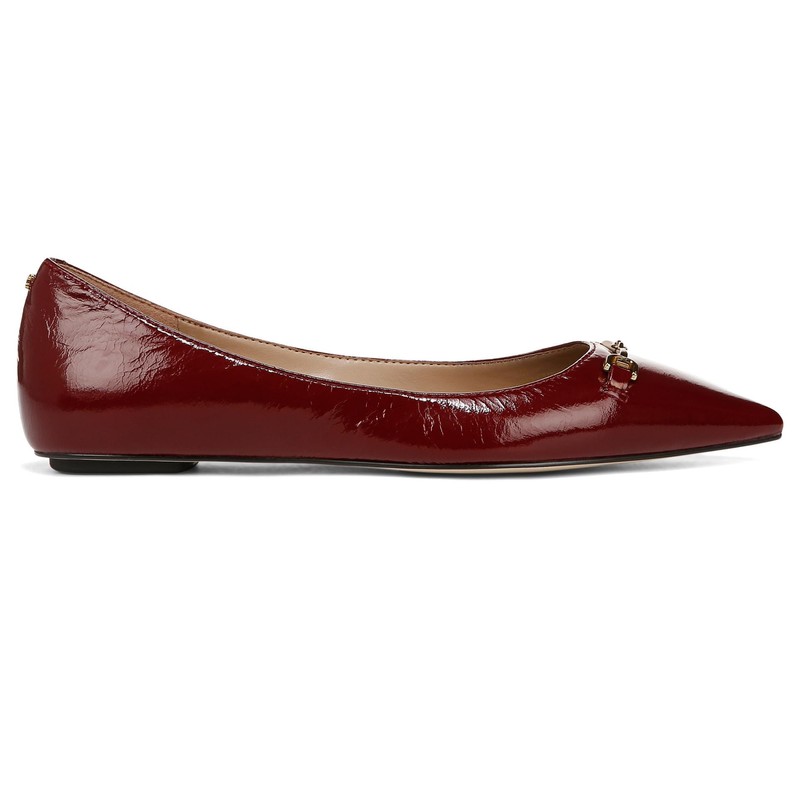 Sam Edelman Women's Nori Ballet Flat Cabernet Red 7.5 Medium