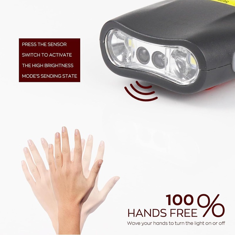 XLENTGEN Cap Lights Clip on Hat 2 Pack Rechargeable LED