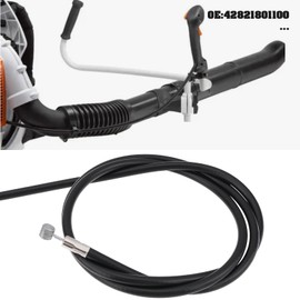 ECSiNG Control Cable for Lawn Mower Motor Driver Cable 42821801100 Cable Length 1295 mm Compatible with STIHL BR500 BR550 BR600 Engines Black