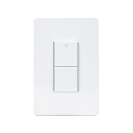 TUYA Smart Light Switch, Double Switch No Neutral Required, Zigbee Compatible with Alexa Google SmartThings, Remote Control Home Automation, White