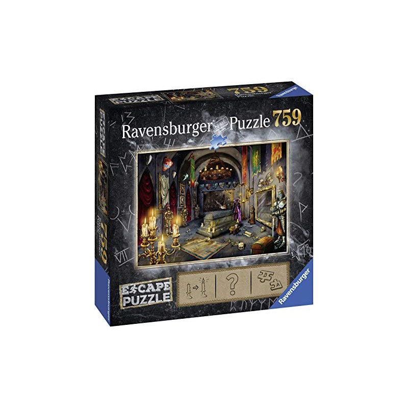 Ravensburger Escape Puzzle Vampire's Castle - 759 Piece Immersive Jigsaw