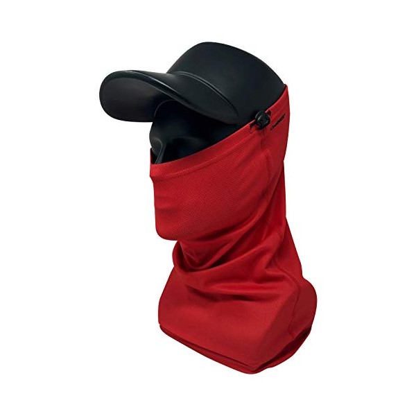CoolNES - Neck Gaiter with Drawstring, Reusable Breathable Face Mask
