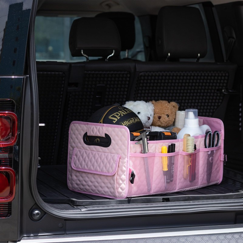 JiatuA Car Trunk Organizer for SUV, Car Storage Organizer Collapsible